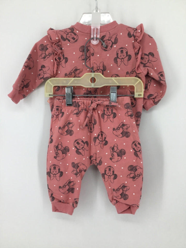 Disney Child Size 3-6 Months Pink Outfit - girls