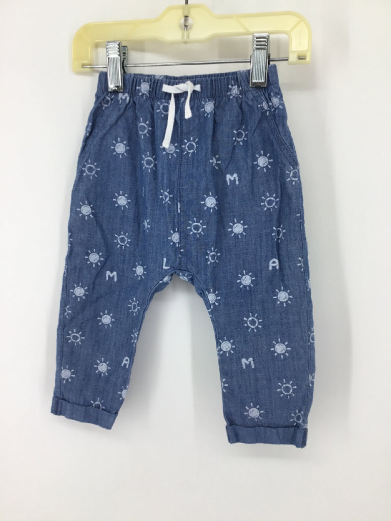 Mayoral Child Size 6-9 Months Blue Pants - girls