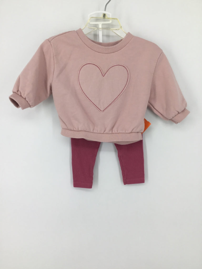 Cat & Jack Child Size 6-9 Months Pink Outfit - girls