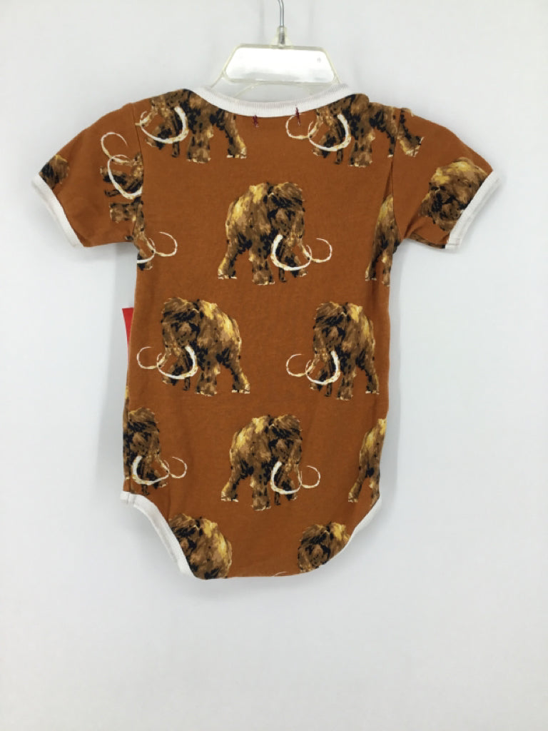 Milkbarn Child Size 6-12 Months Brown Onesie