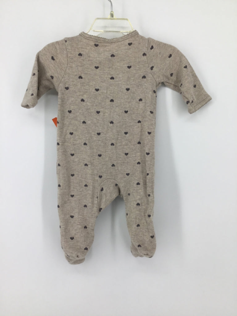 Just One You Made by Carters Child Size 3 Months Tan Sleepers