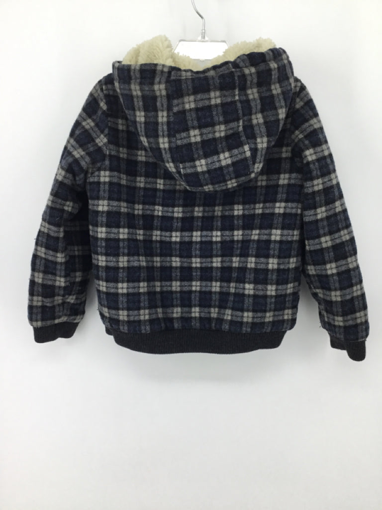 Bonpoint Child Size 6 Navy Plaid Outerwear - boys