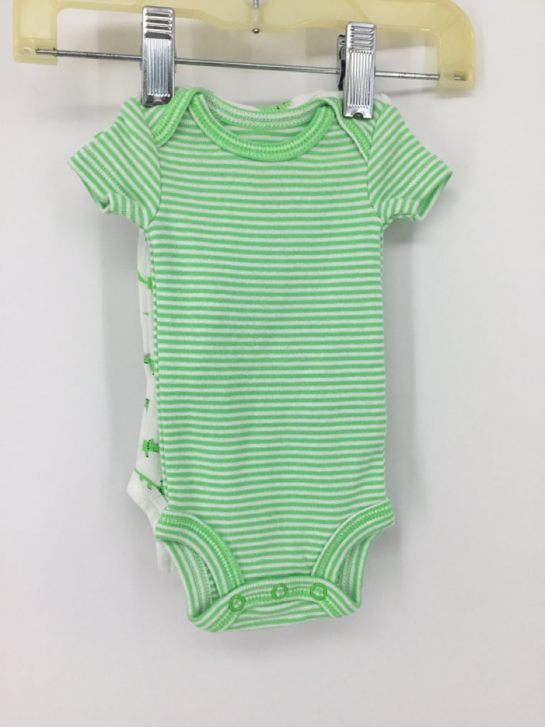Simple Joys made by Carters Child Size Preemie Green Onesie