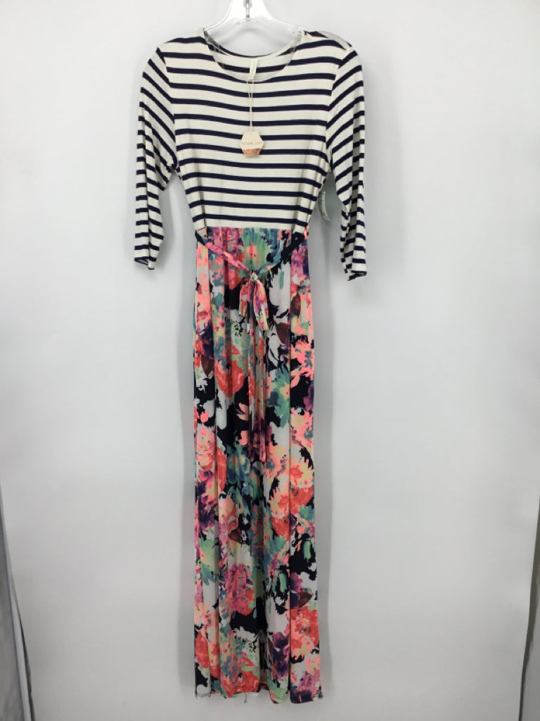 Pink Blush Size M Poly Blend Dress - Maternity