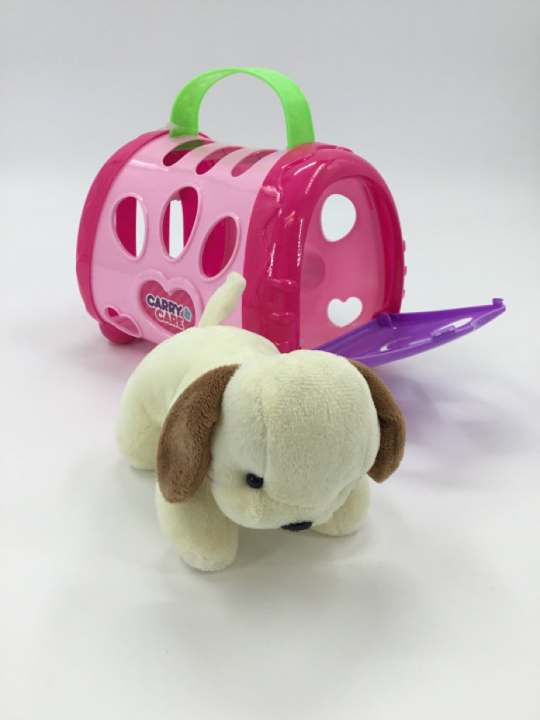 Carry Care Puppy Stuffy & Crate