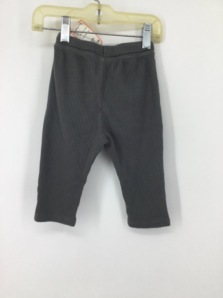 Little Co Child Size 6 Months Gray Solid Pants - boys