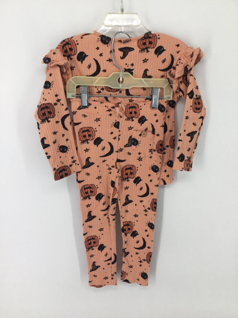 Jessica Simpson Child Size 3 Orange Halloween Outfit