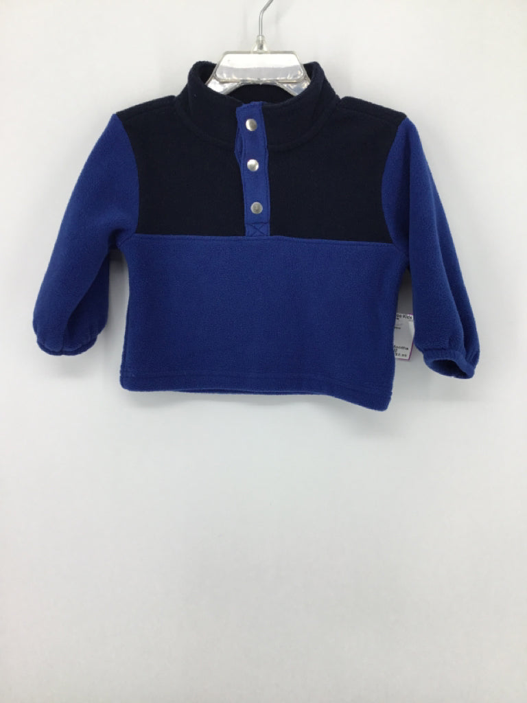 Old Navy Child Size 6-12 Months Blue Solid Shirt - boys