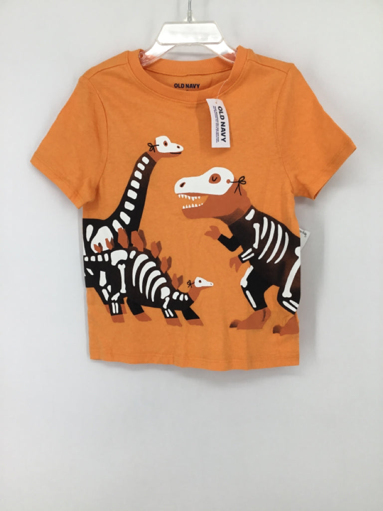 Old Navy Child Size 4 Orange Halloween T-Shirt