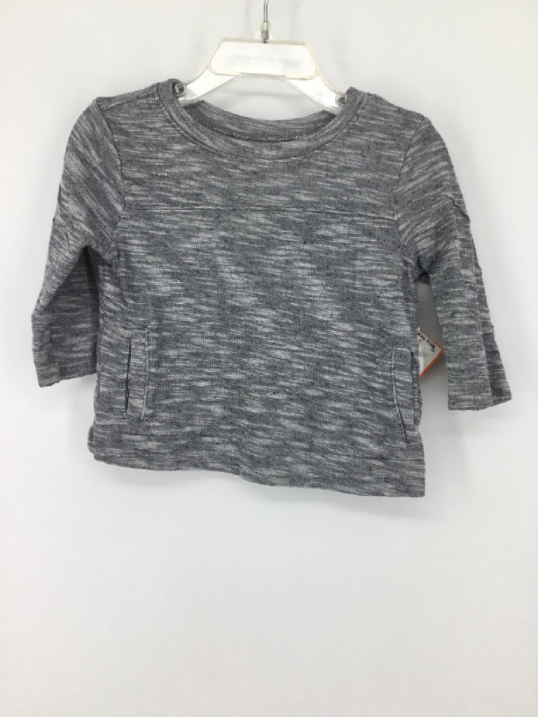 Old Navy Child Size 12-18 Months Gray Marbled Shirt - boys
