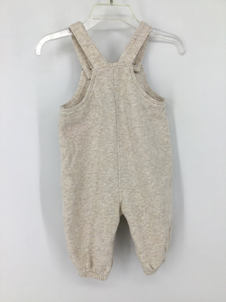 Old Navy Child Size 3-6 Months Tan Solid Overalls - boys