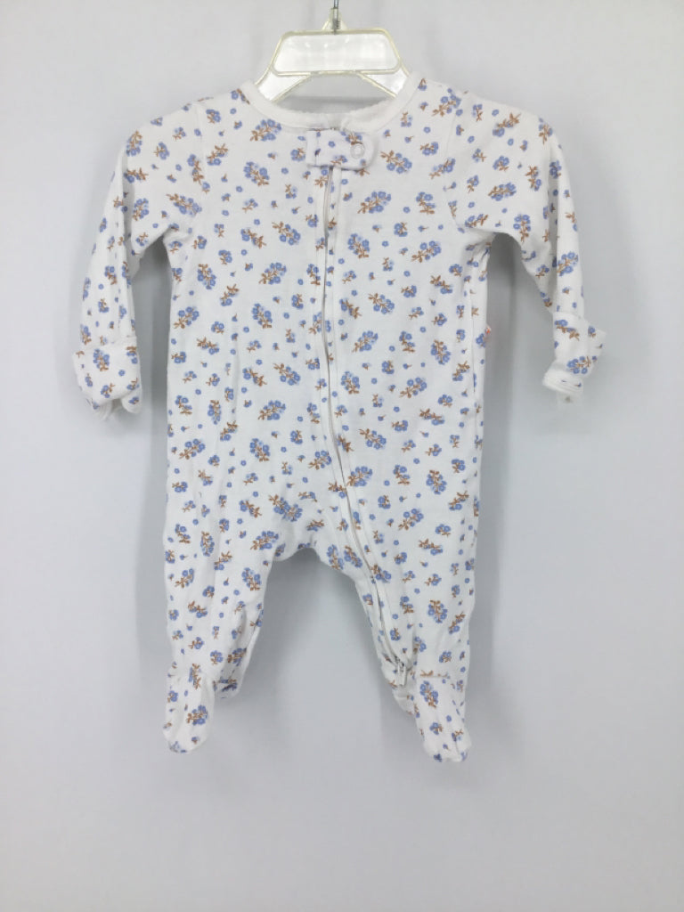 Child of Mine Child Size 0-3 Months White Sleepers