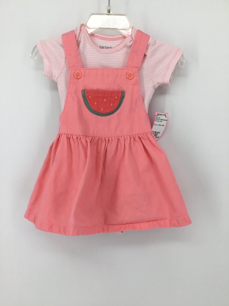 Just One You Made by Carters Child Size 6 Months Pink Dress - girls