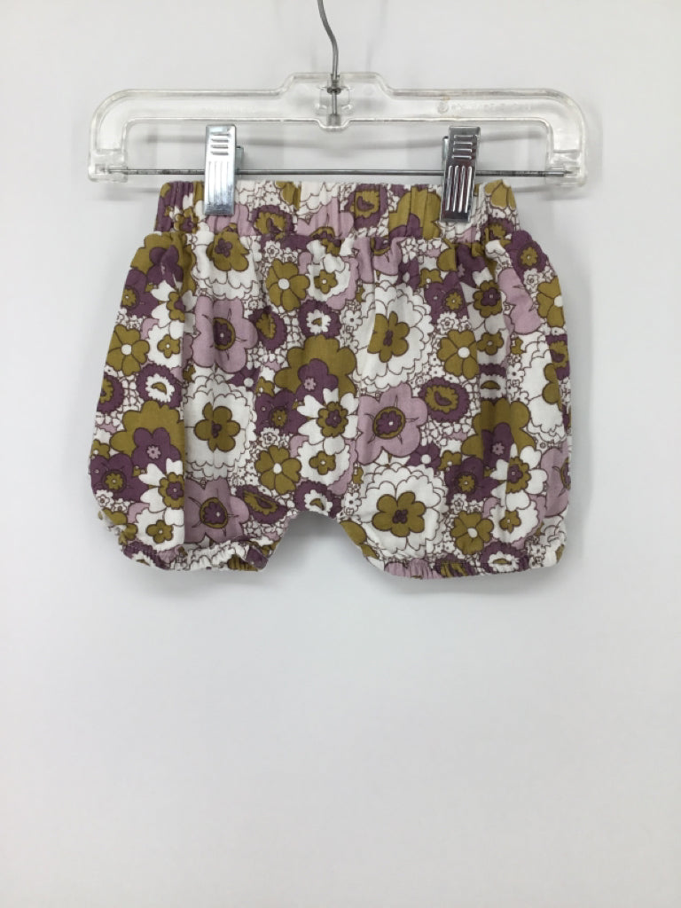 Kate Quinn Organics Child Size 6-12 Months Purple Shorts - girls