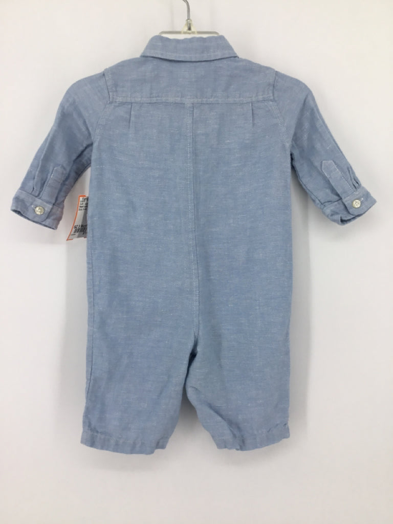 Ralph Lauren Child Size 3 Months Blue Solid Outfit - boys