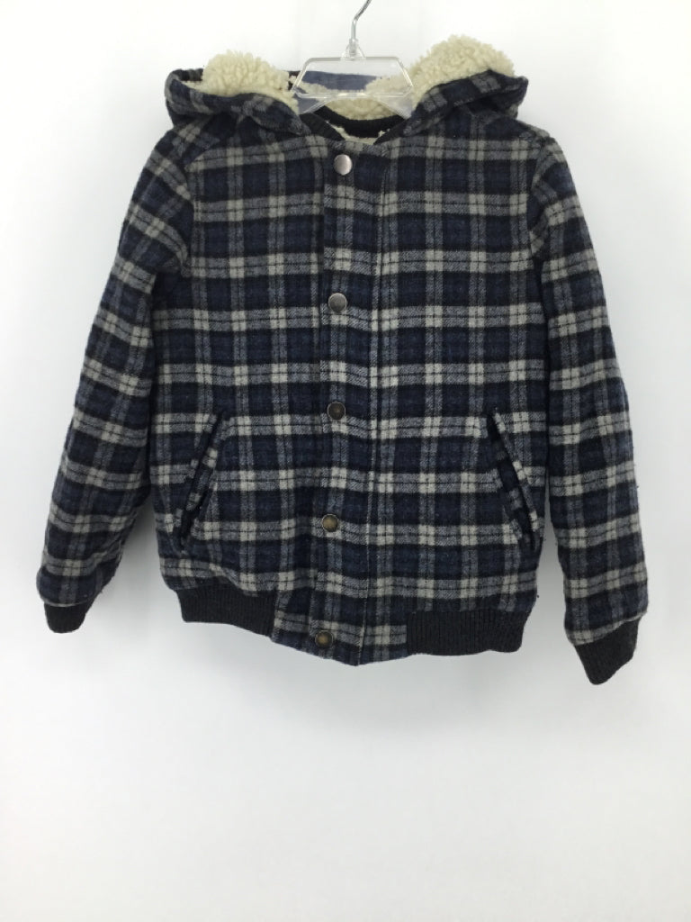 Bonpoint Child Size 6 Navy Plaid Outerwear - boys