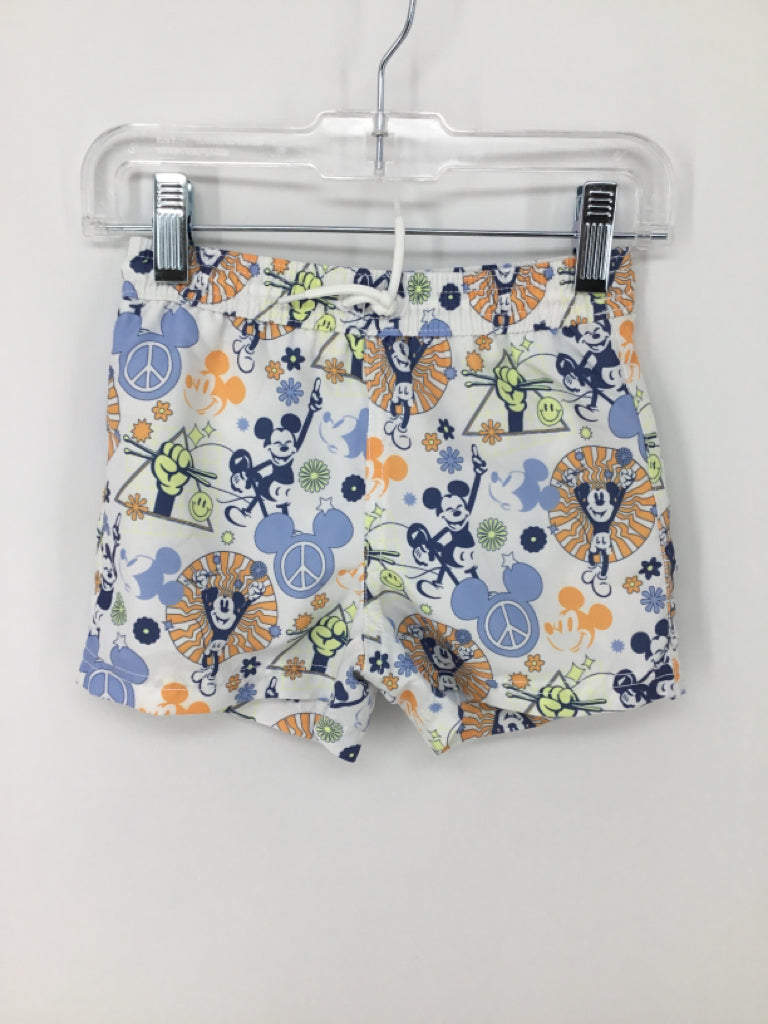 Janie and Jack + Disney Child Size 2 Multi-Color Character Swimwear - boys
