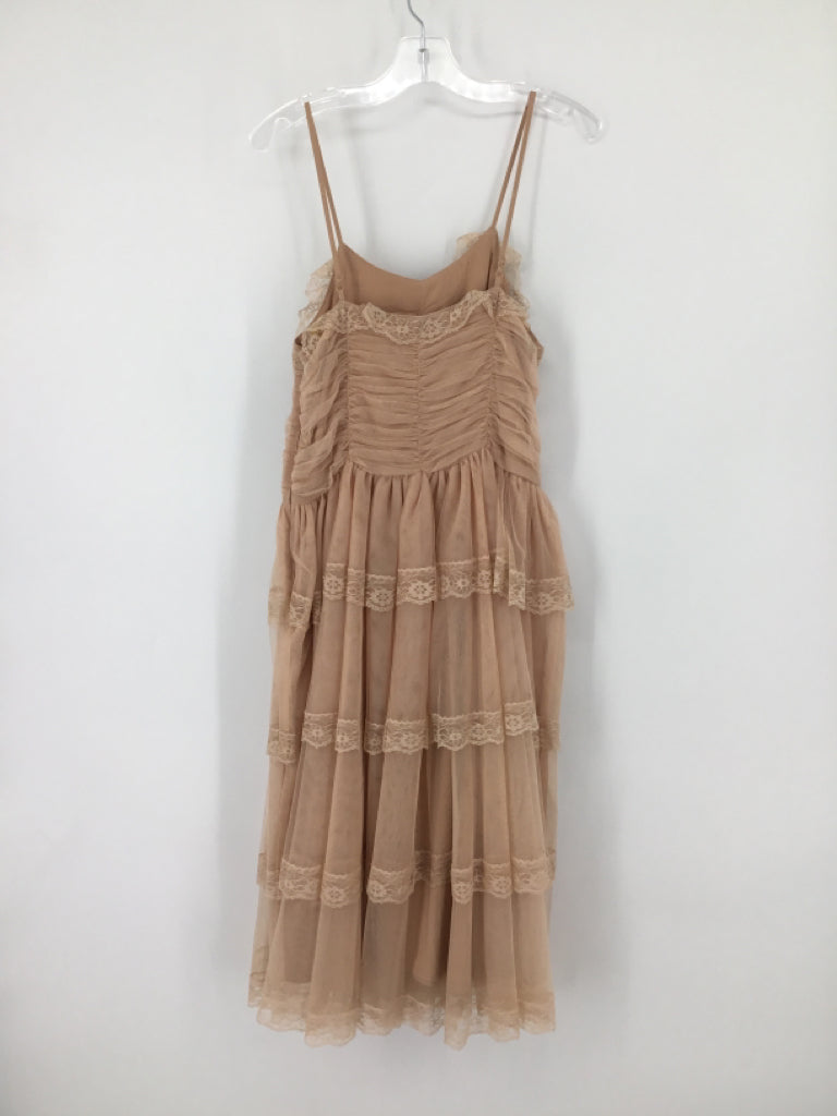 Noralee Child Size 10 Beige Dress - girls