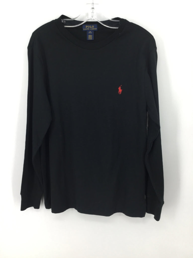 Ralph Lauren Child Size 10 Black Solid T-shirt - boys
