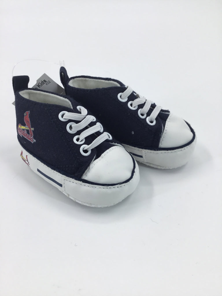 brandless Child Size 1 Toddler Navy Baby/Walker Shoes
