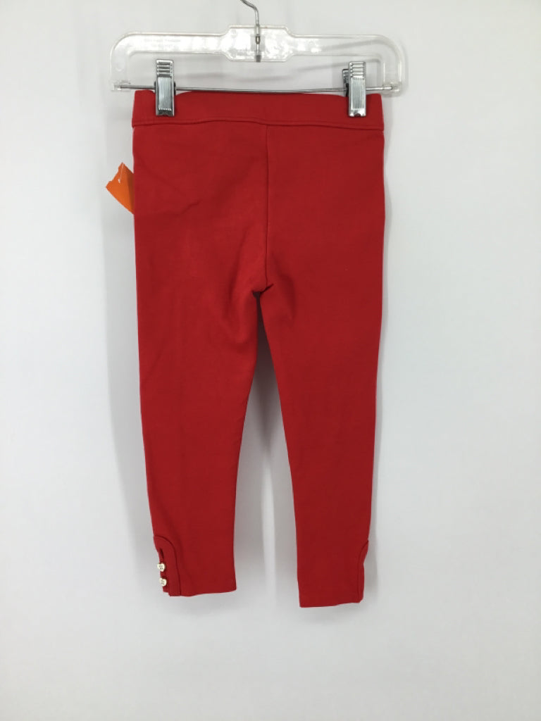 Janie and Jack Child Size 3 Red Pants - girls