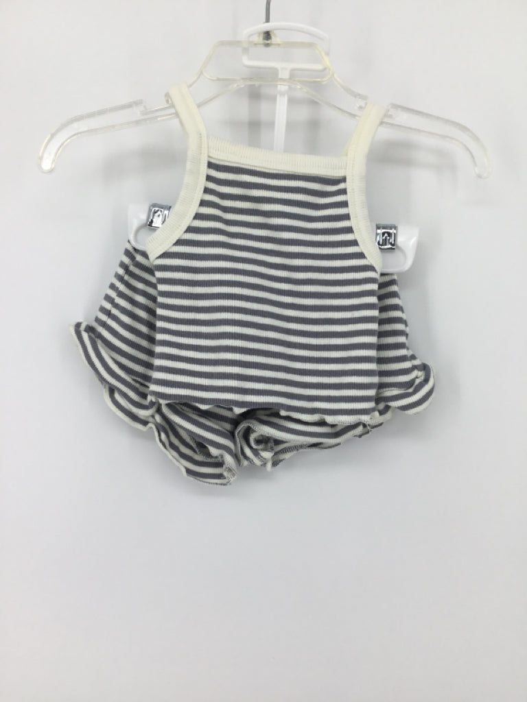 Quincy Mae Child Size 0-3 Months Gray Outfit - girls