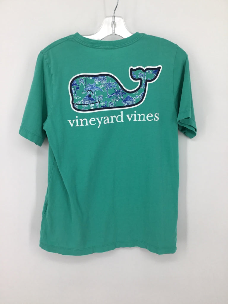 vineyard vines Child Size 8 Green T-shirt - girls