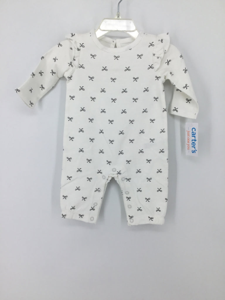 Just One You Made by Carters Child Size 3 Months White Outfit - girls