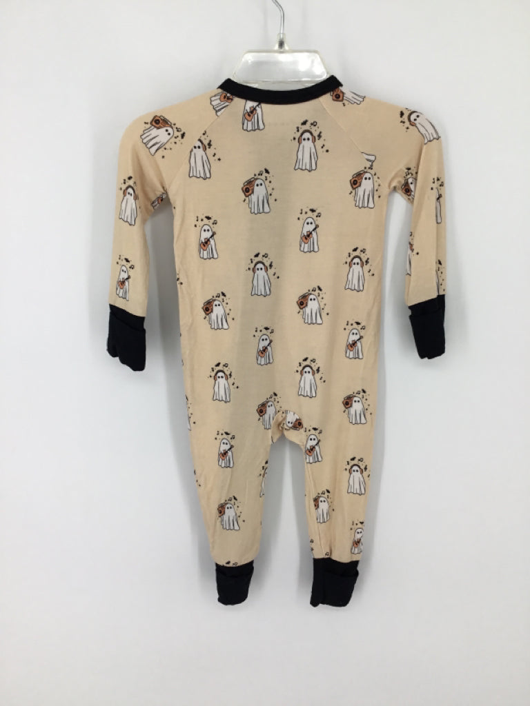 Jammers Child Size 0-3 Months Tan Halloween Pajamas