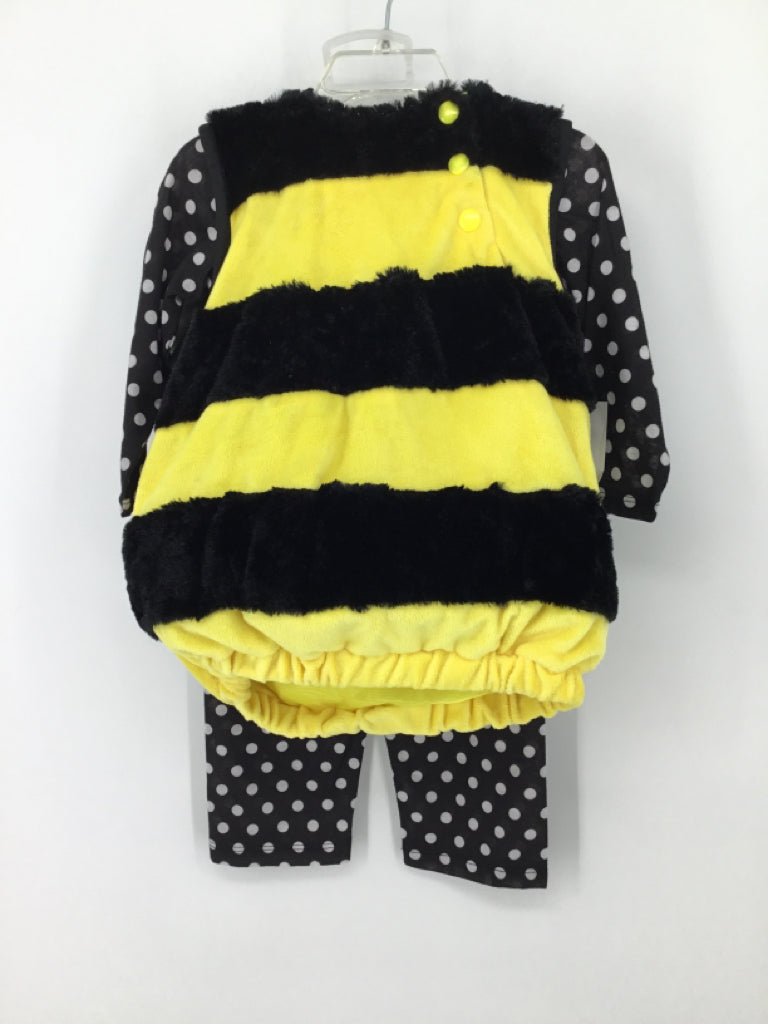 Target Child Size 12-18 Months Black Bumble Bee Halloween Costume