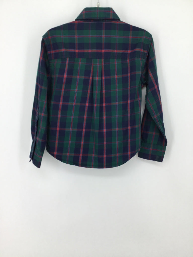 Nordstrom Child Size 2 Blue Plaid Shirt - boys