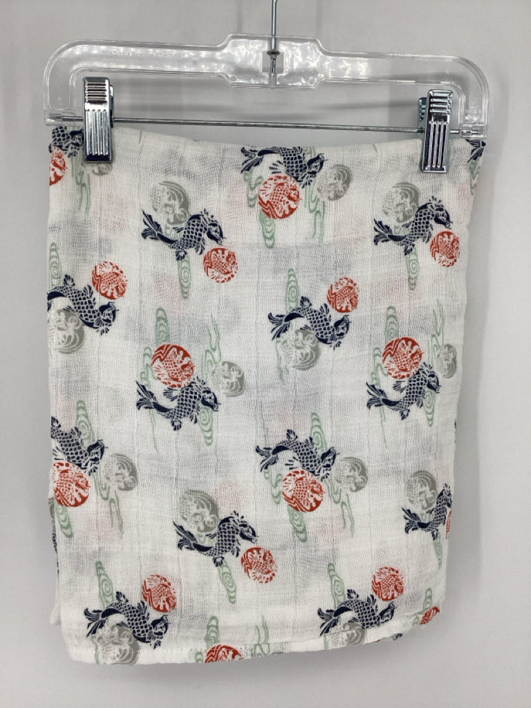 Aden & Anais White Print Blanket
