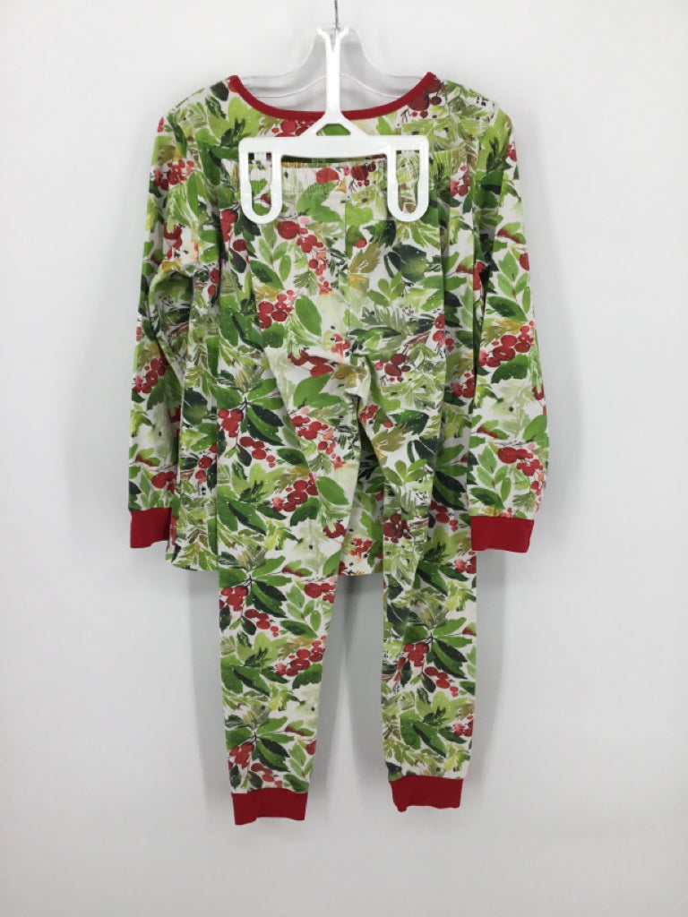 Little Magnolia Child Size 12 Green Christmas Pajamas