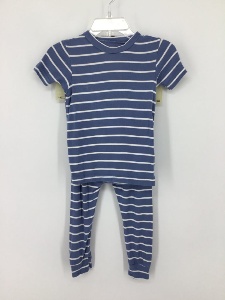 Just One You Made by Carters Child Size 12 Months Blue Stripe Pajamas - boys