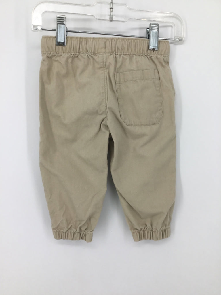 Carter's Child Size 12 Months Tan Solid Pants - boys
