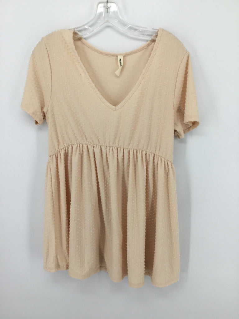 Hello Miz Size L Poly Blend Top