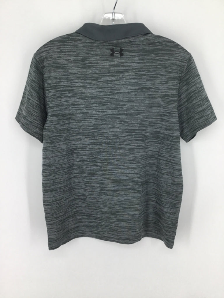 Under Armour Child Size 10 Gray Marbled Shirt - boys