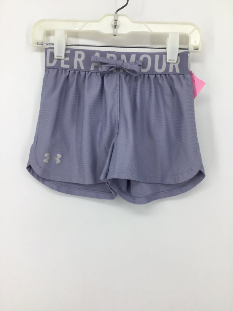 Under Armour Child Size 8 Purple Shorts - girls