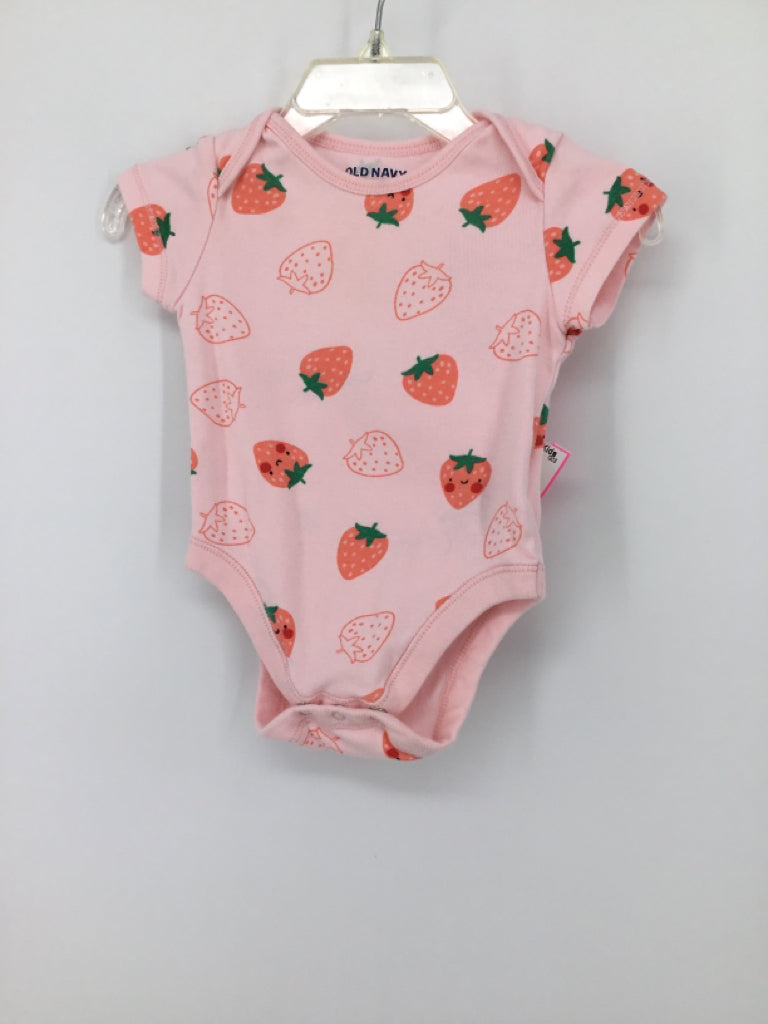 Old Navy Child Size 3-6 Months Pink Onesie