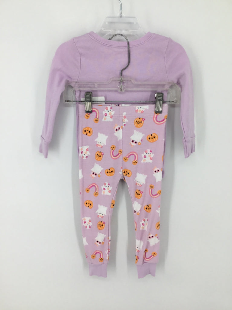 Old Navy Child Size 2 Purple Halloween Pajamas