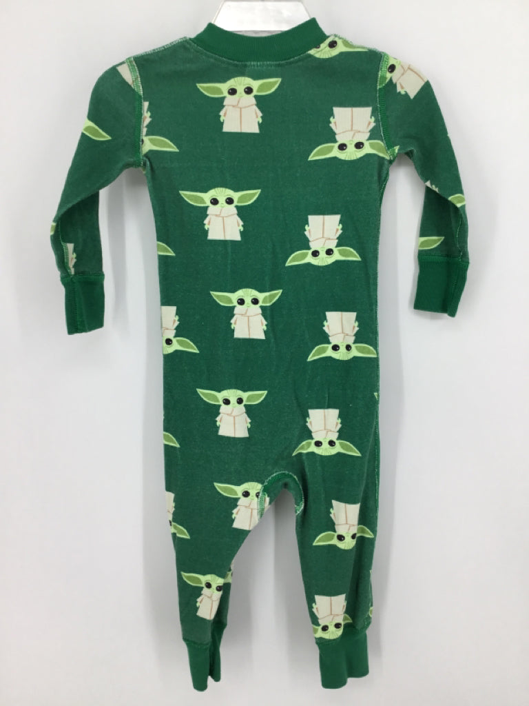Hanna Andersson Child Size 12-18 Months Green Pajamas - girls