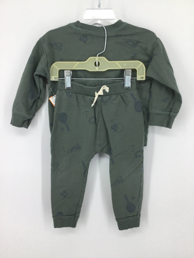 Just One You Made by Carters Child Size 18 Months Green Sports Outfit - boys