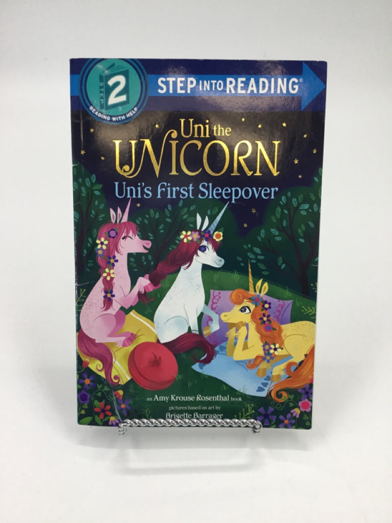 Uni the Unicorn: Uni's First Sleepover Paperback Book