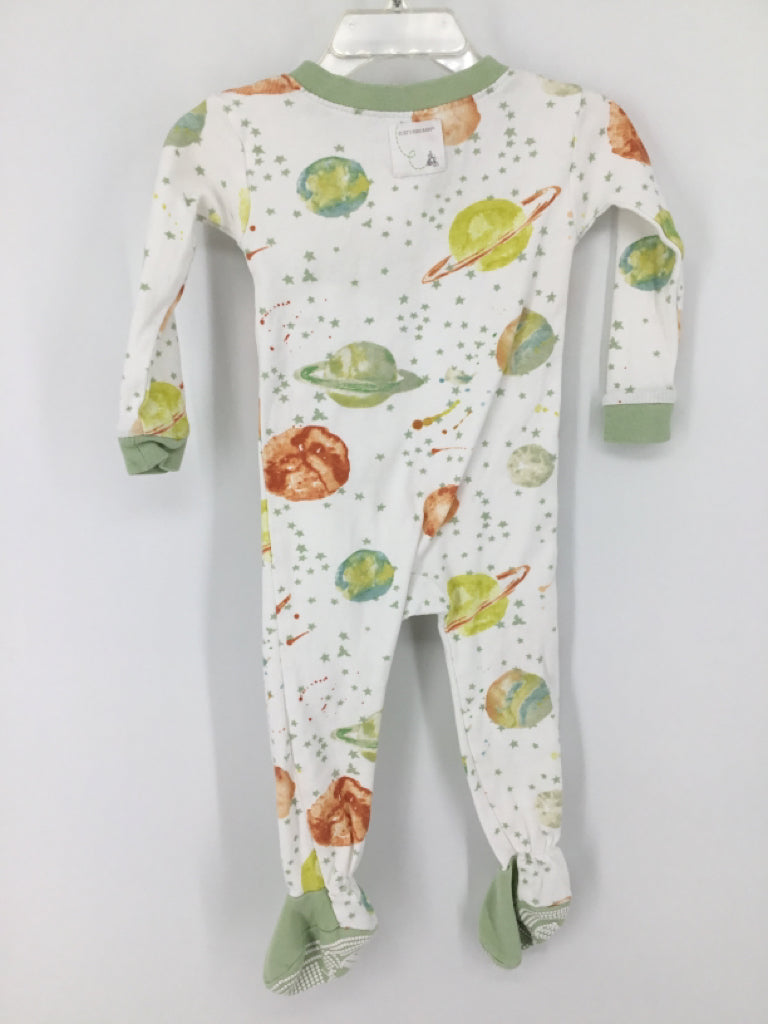 Burt's Bees Baby Child Size 12 Months Green Sleepers