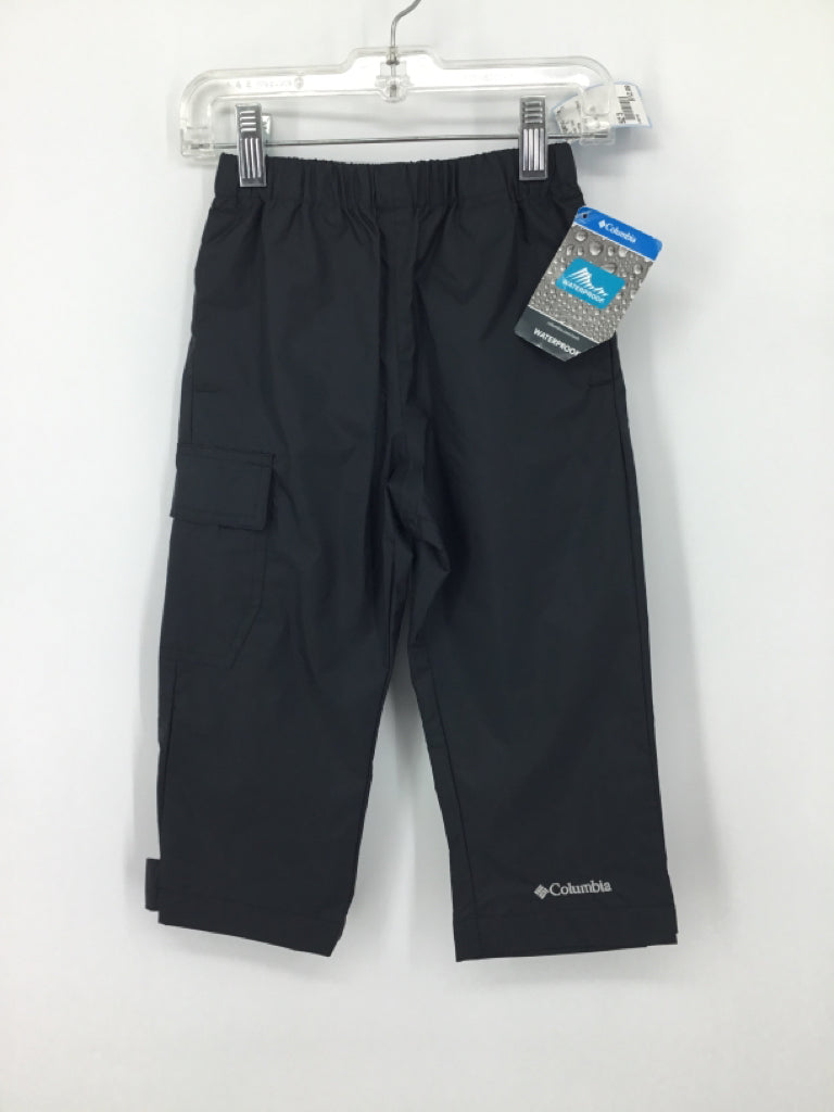 Columbia Child Size 3 Black Solid Rain Pants