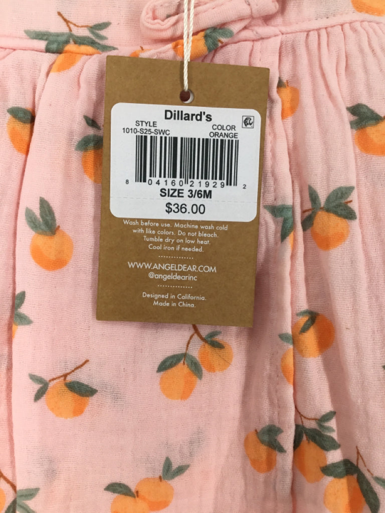 Angel Dear Child Size 3-6 Months Pink Dress - girls