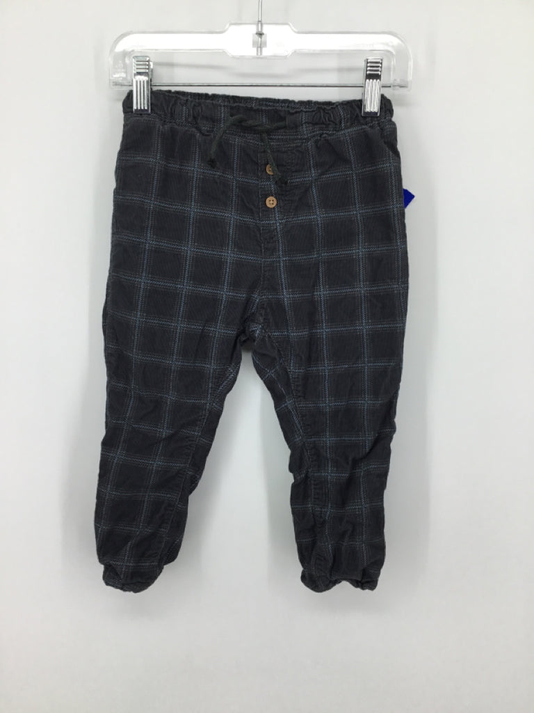 H & M Child Size 2 Gray Plaid Pants - boys