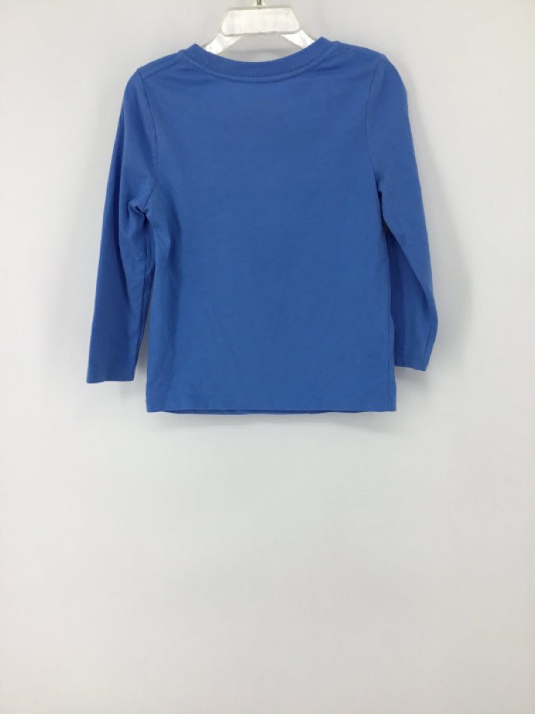 Cat & Jack Child Size 3 Blue screen printed T-shirt - boys