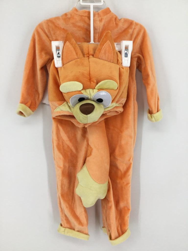 Bluey Child Size 6-12 Months Orange Bluey Halloween Costume