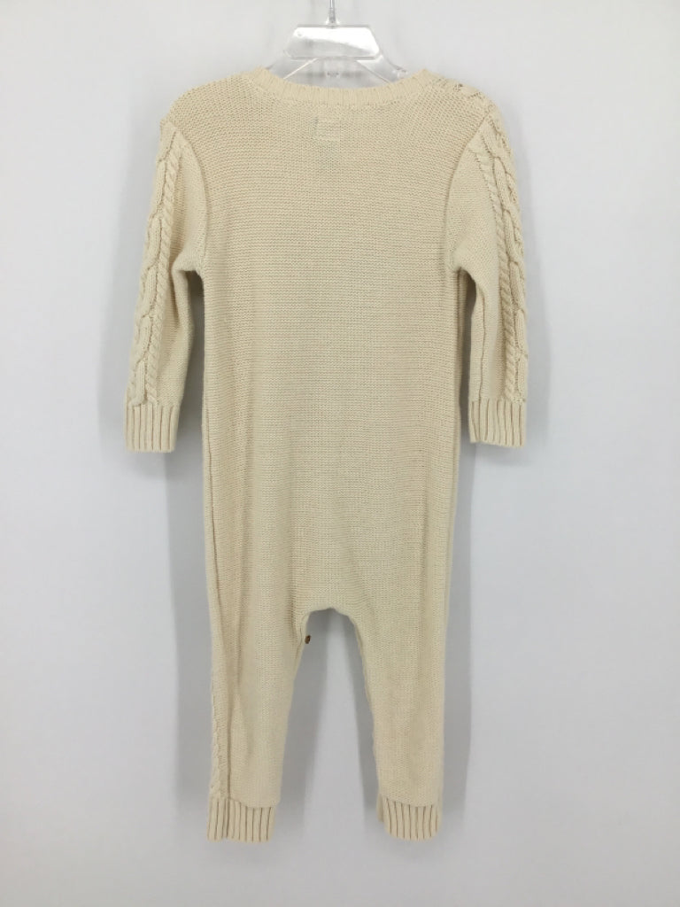 Baby Gap Child Size 18-24 Months Cream Solid Outfit - boys